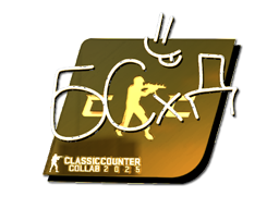Sticker | BSxD (Gold) | CC Collab 2025
