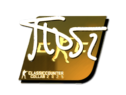 Sticker | TuJluGPaM (Gold) | CC Collab 2025